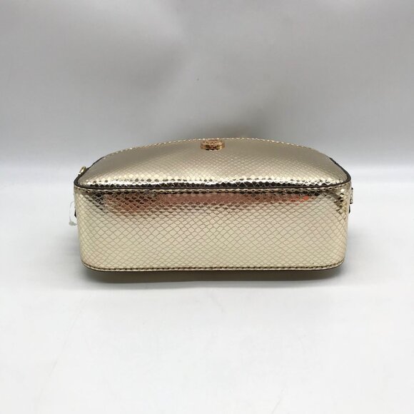 Michael Kors Metallic Gold Leather Maisie 2-In-1 Camera Crossbody Bag - Picture 5 of 11